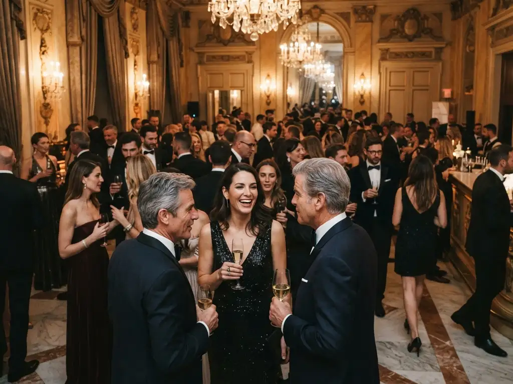 indoor luxury party